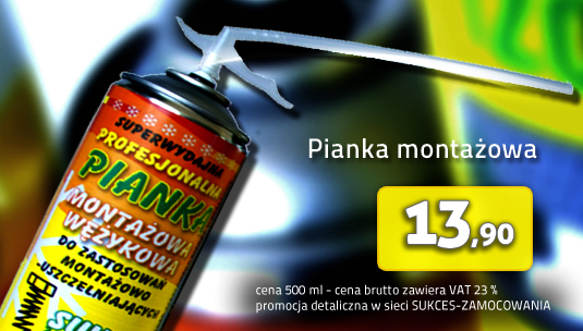 pianka montazowa cena 